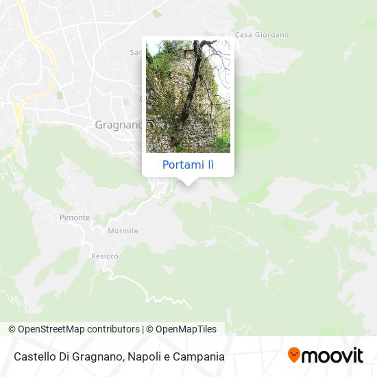 Mappa Castello Di Gragnano
