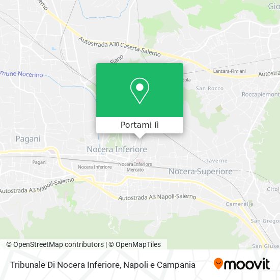 Mappa Tribunale Di Nocera Inferiore