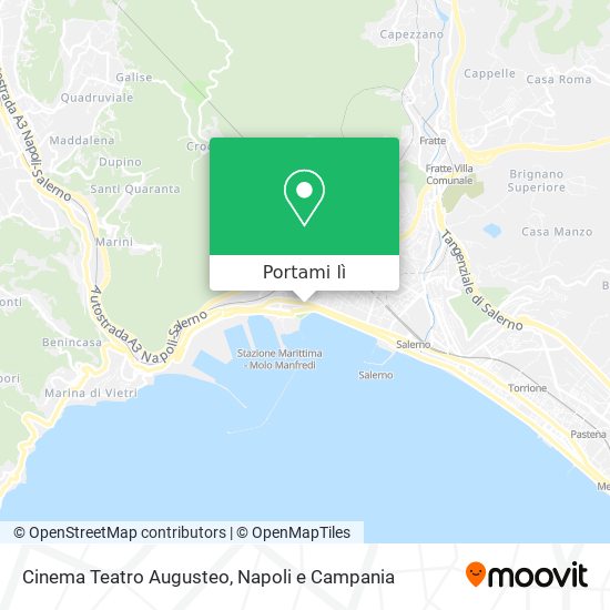 Mappa Cinema Teatro Augusteo