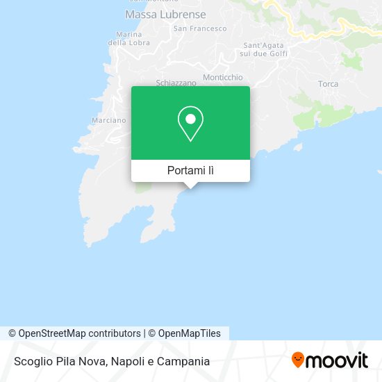 Mappa Scoglio Pila Nova