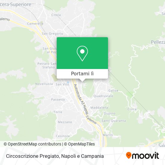 Mappa Circoscrizione Pregiato