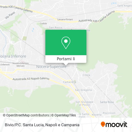 Mappa Bivio/P.C. Santa Lucia