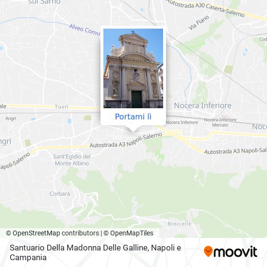 Mappa Santuario Della Madonna Delle Galline