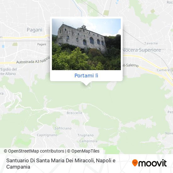 Mappa Santuario Di Santa Maria Dei Miracoli