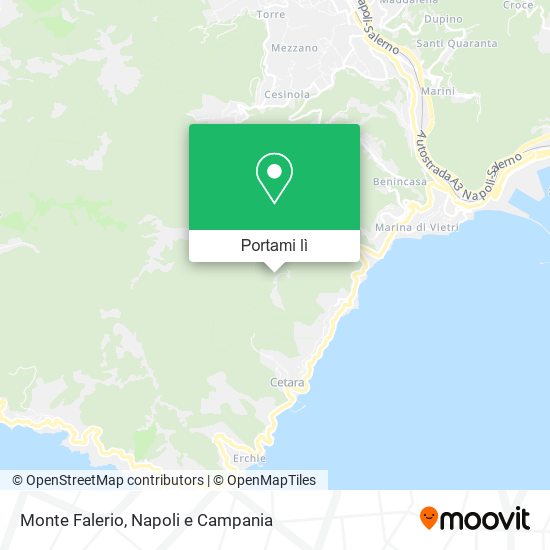 Mappa Monte Falerio