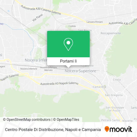 Mappa Centro Postale Di Distribuzione