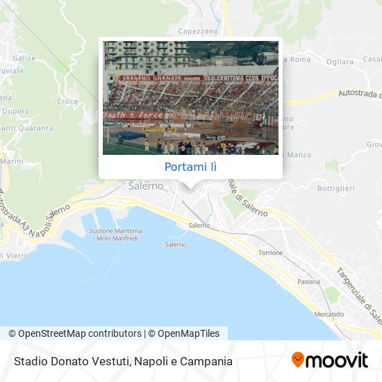 Mappa Stadio Donato Vestuti