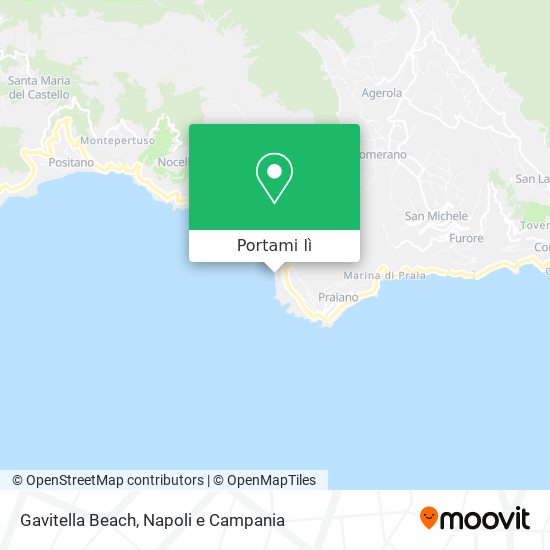 Mappa Gavitella Beach