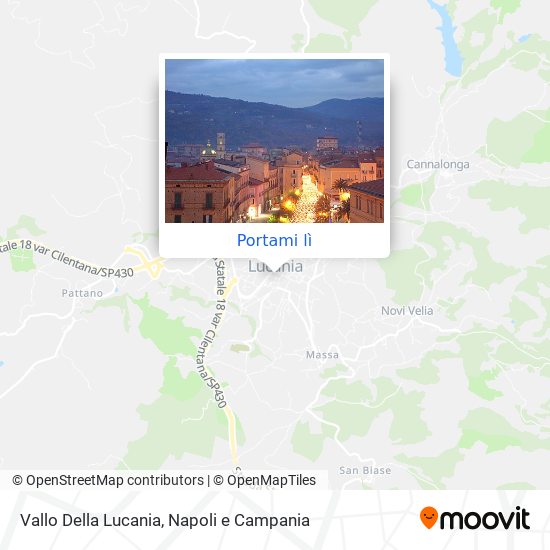 Mappa Vallo Della Lucania
