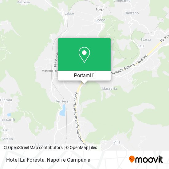 Mappa Hotel La Foresta
