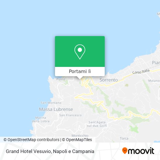 Mappa Grand Hotel Vesuvio