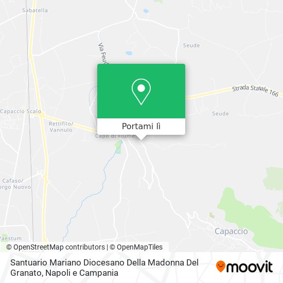 Mappa Santuario Mariano Diocesano Della Madonna Del Granato