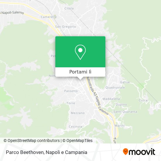 Mappa Parco Beethoven