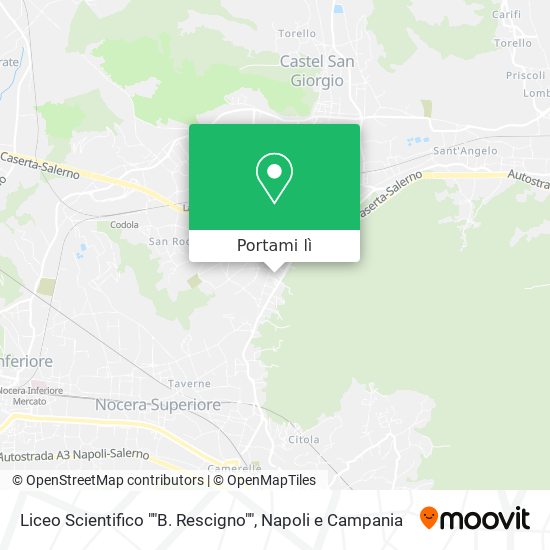 Mappa Liceo Scientifico ""B. Rescigno""