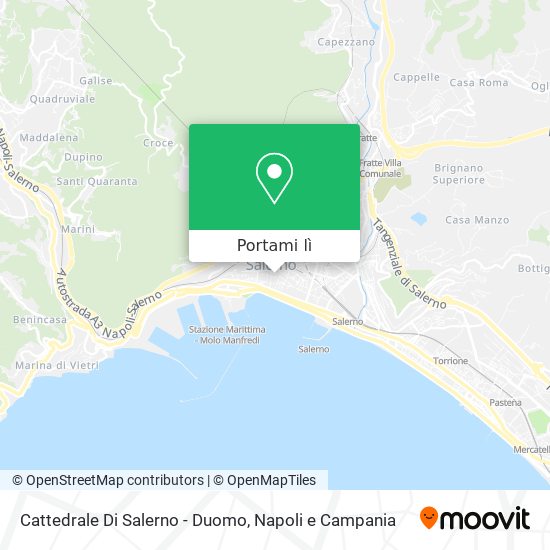 Mappa Cattedrale Di Salerno - Duomo