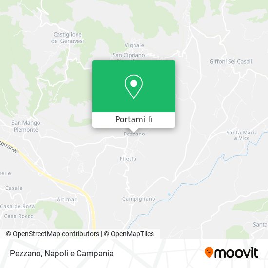 Mappa Pezzano