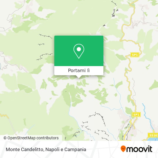 Mappa Monte Candelitto