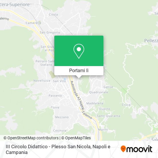 Mappa III Circolo Didattico - Plesso San Nicola