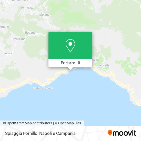 Mappa Spiaggia Fornillo