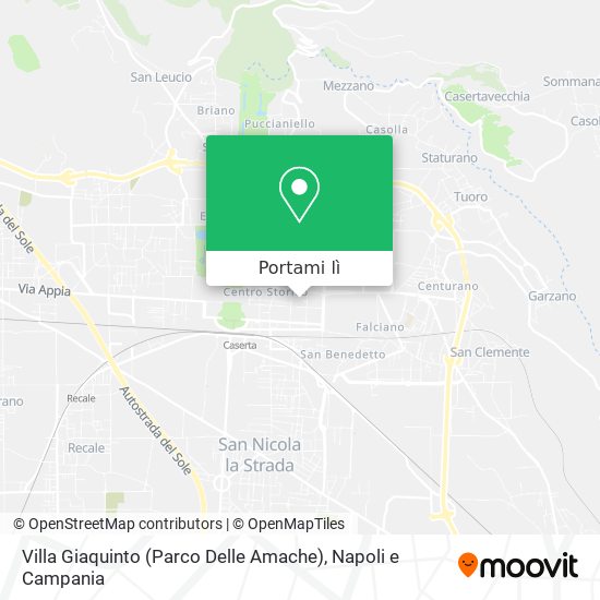 Mappa Villa Giaquinto (Parco Delle Amache)