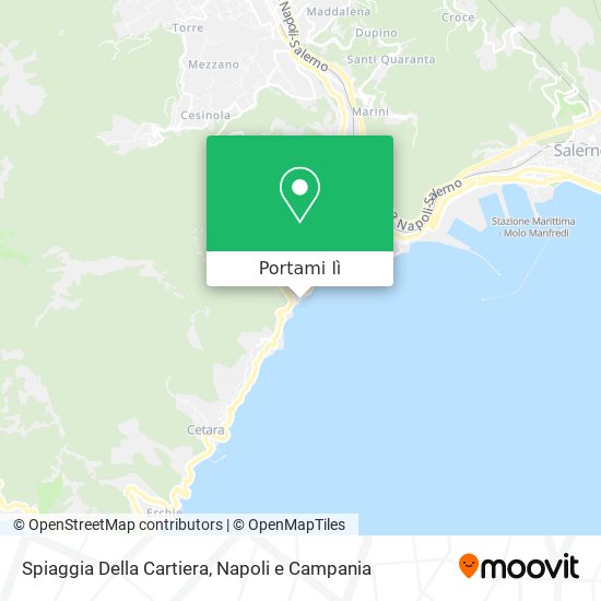 Mappa Spiaggia Della Cartiera