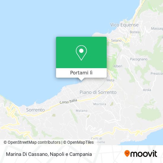 Mappa Marina Di Cassano