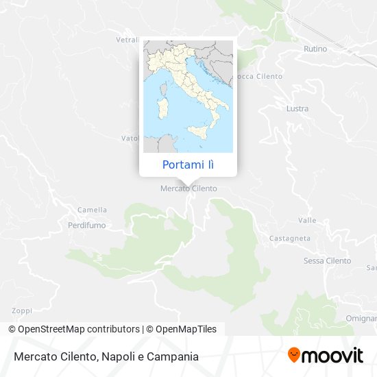 Mappa Mercato Cilento