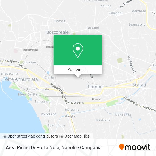 Mappa Area Picnic Di Porta Nola