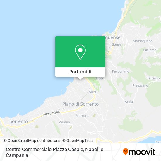 Mappa Centro Commerciale Piazza Casale