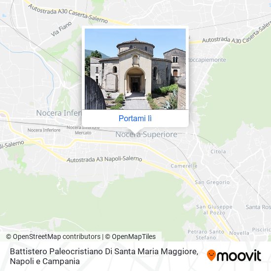 Mappa Battistero Paleocristiano Di Santa Maria Maggiore