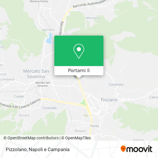 Mappa Pizzolano