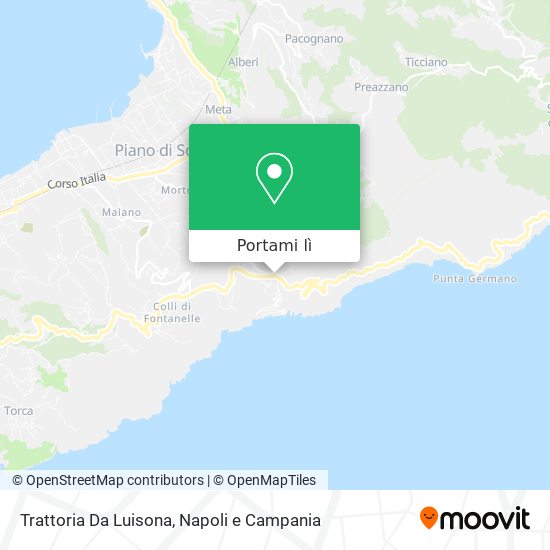 Mappa Trattoria Da Luisona