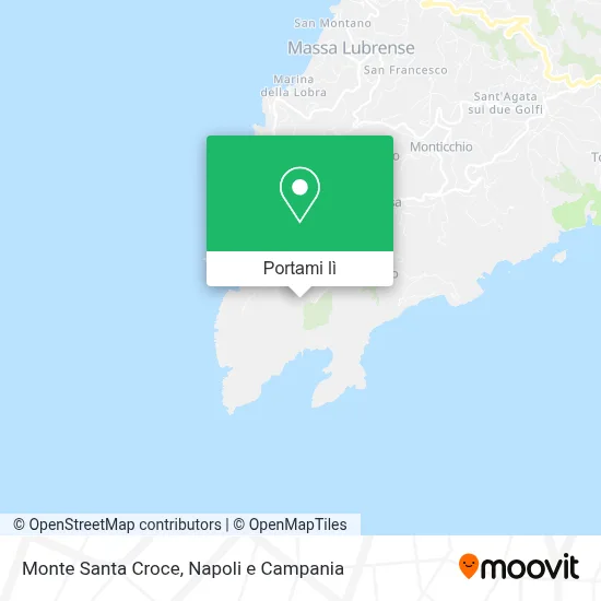 Mappa Monte Santa Croce