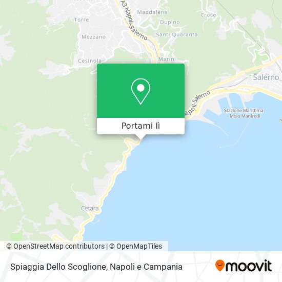 Mappa Spiaggia Dello Scoglione