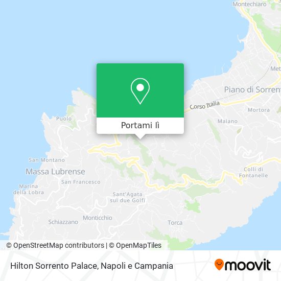 Mappa Hilton Sorrento Palace