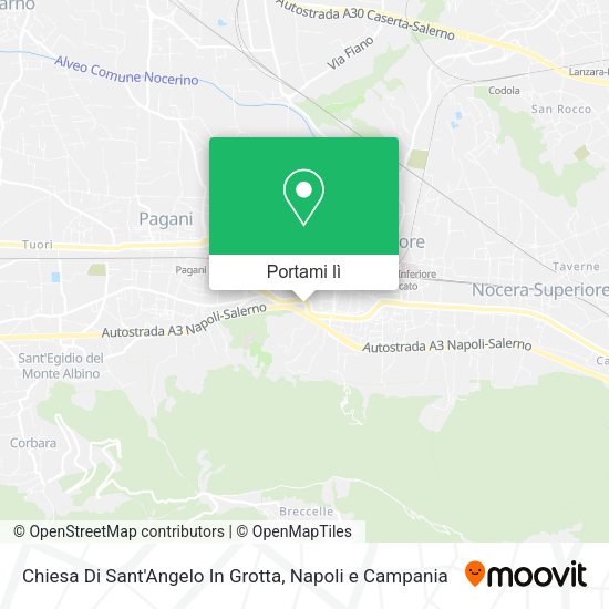 Mappa Chiesa Di Sant'Angelo In Grotta