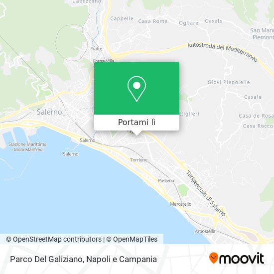 Mappa Parco Del Galiziano