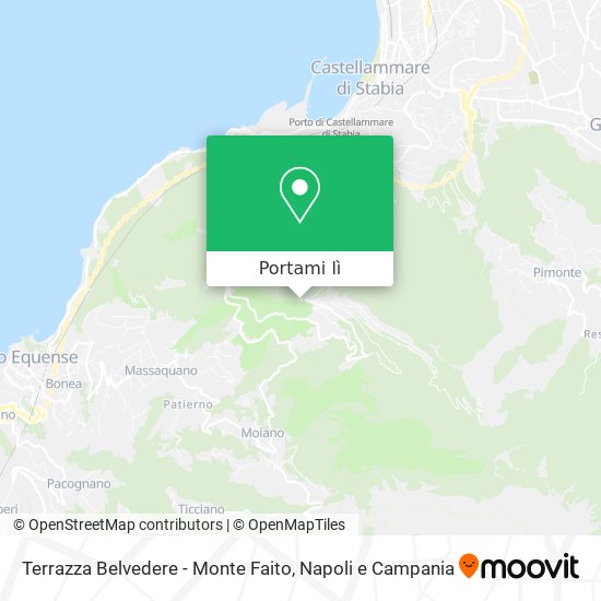 Mappa Terrazza Belvedere - Monte Faito