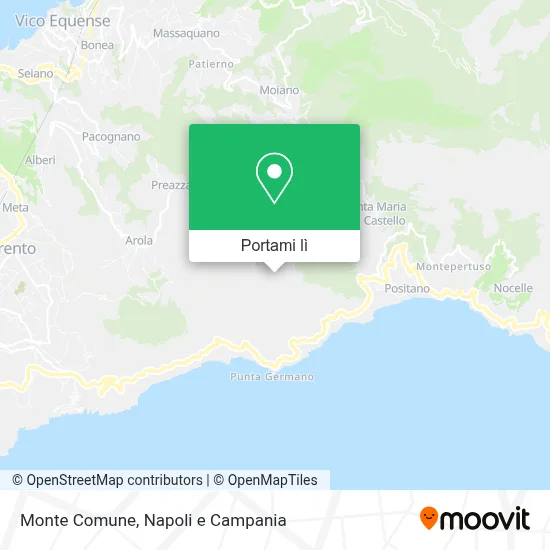 Mappa Monte Comune