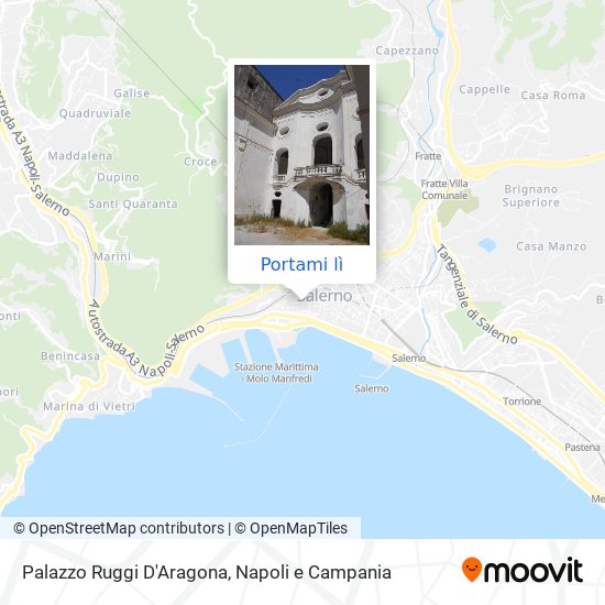 Mappa Palazzo Ruggi D'Aragona