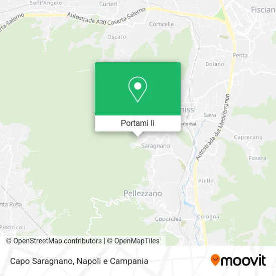 Mappa Capo Saragnano