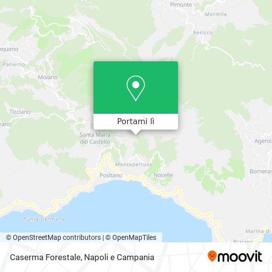Mappa Caserma Forestale