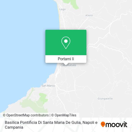 Mappa Basilica Pontificia Di Santa Maria De Gulia