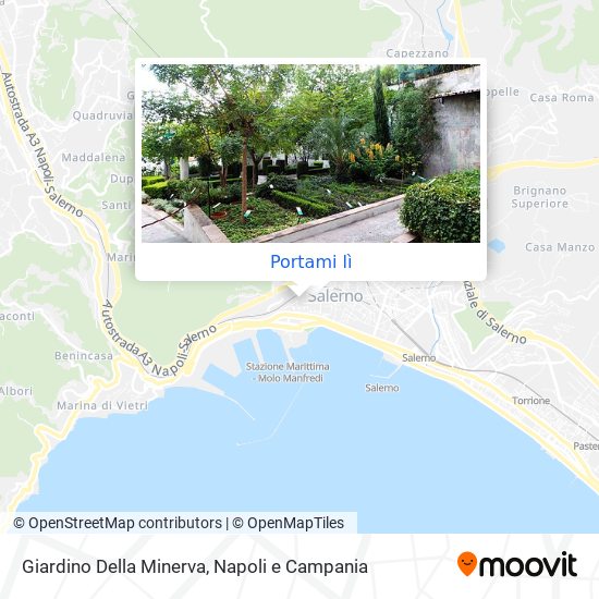 Mappa Giardino Della Minerva