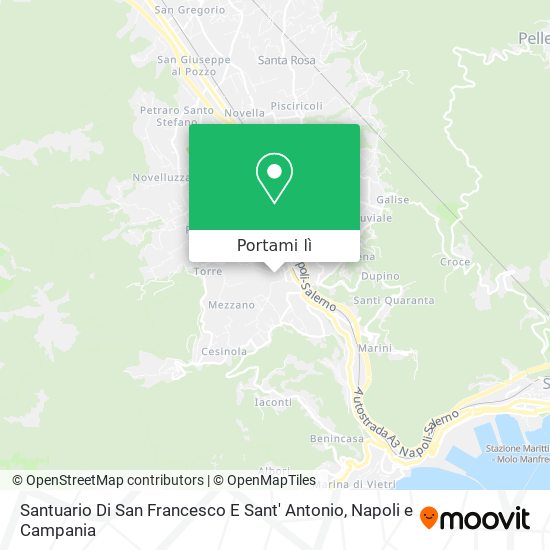 Mappa Santuario Di San Francesco E Sant' Antonio