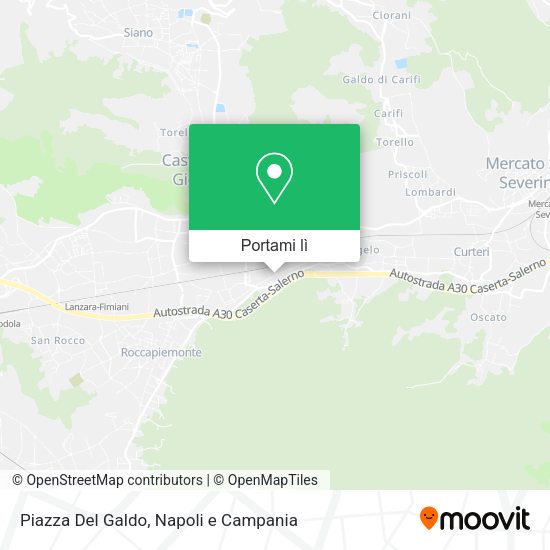 Mappa Piazza Del Galdo