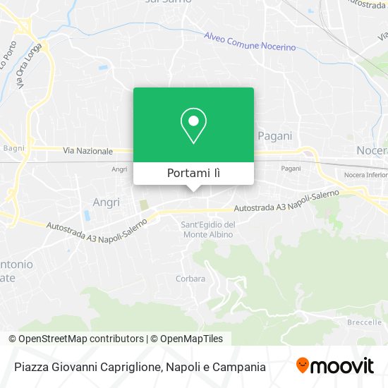 Mappa Piazza Giovanni Capriglione