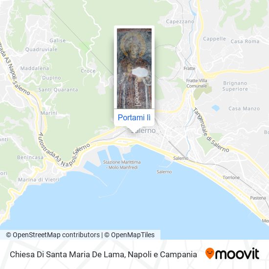 Mappa Chiesa Di Santa Maria De Lama