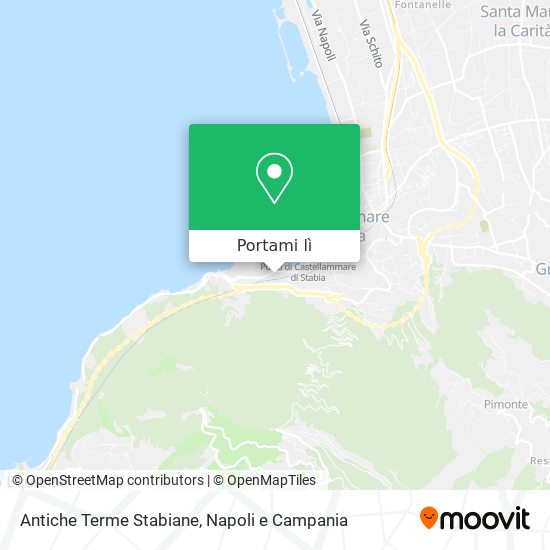 Mappa Antiche Terme Stabiane
