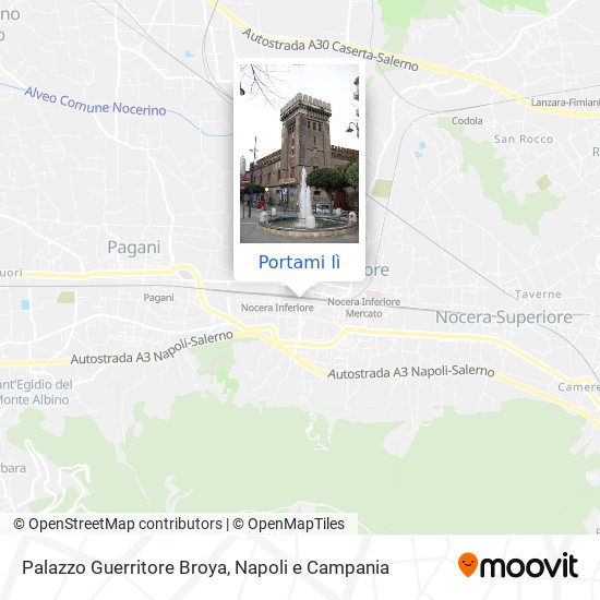 Mappa Palazzo Guerritore Broya